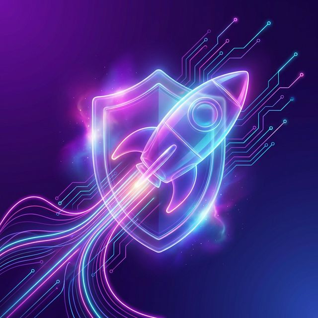 Boom VPN Abstract Illustration